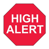 High Alert Label