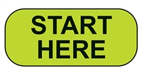 Start Here Label