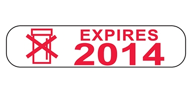 Expires 2014 Label