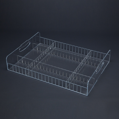 Shelf Tray with Dividers, Large