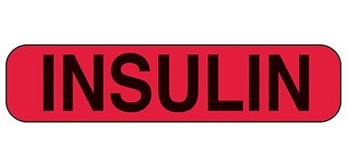Insulin Label
