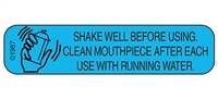 Shake Well Before Using Label