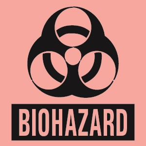 Precision Dynamic Warning Label Timemed Biohazard