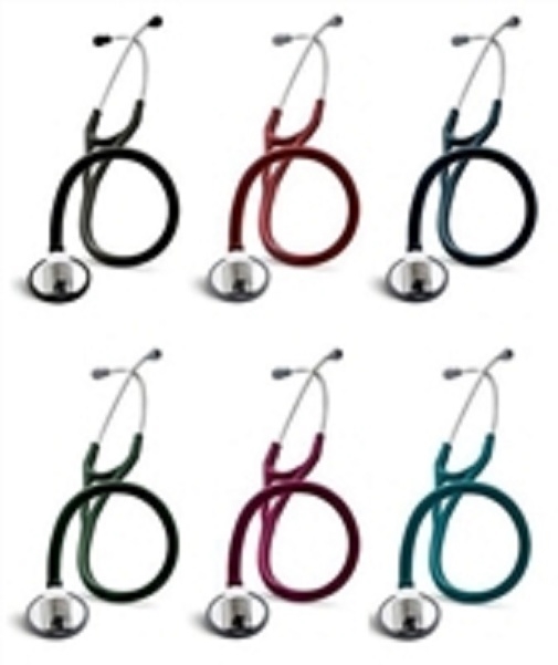 Master Cardiology Stethoscope 27"-6 Color Choice 7 Yr Warranty New