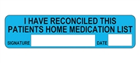 Medication Reconciliation Label