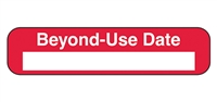 Beyond Use Date Label
