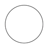 Blank Circle Label