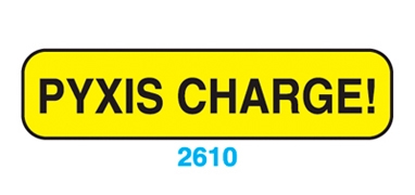 Pyxis Charge Label