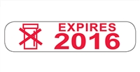 Expires 2016 Label
