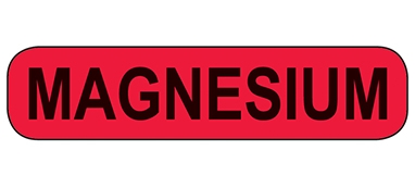 Magnesium Label