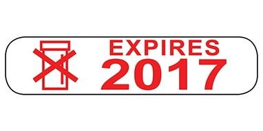 Expires 2017 Label