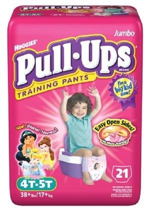 41245 Pull-Ups Training Pants,Girl Jumbo,4T-5T