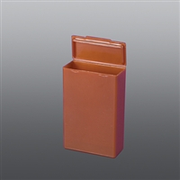 Flip Top Box, Amber, 9 Dram