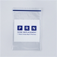 Pre-Printed Easy Write Reclosable Bag, PRN, 6 x 9