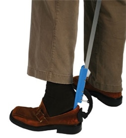 AliMed Shoehorn Reacher With Suction Cup, 26" Extension