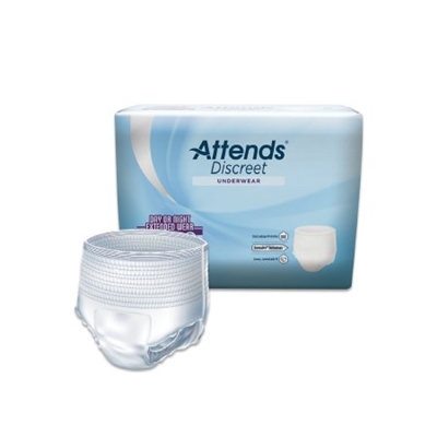APPNT30 Attends Discreet Absorbent Underwear Pull On Large Disposable Heavy Absorbency