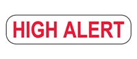 High Alert Label