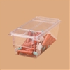Clear Stacking Storage Box With Lid, Medium