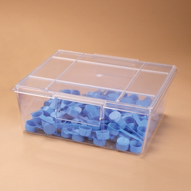 Clear Stacking Storage Box With Lid, Large