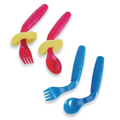 EasieEaters 920687  Curved Utensils