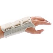 Rolyan Beige D-Ring Wrist Braces (Right, Medium)