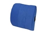 Alimed 62216 Contoured Lumbar Cushion, T-Foam, Straight Back, Blue