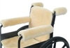 Alimed 82802 Sheepskin Wheelchair Seat Cushion, 16"W x 18"D