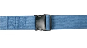 AliMed Disposable Gait Belts with Plastic Belt Buckle, Color: Blue