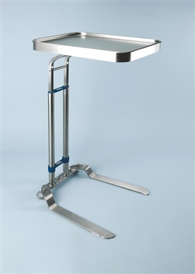 Blickman Health 0668867000 Stainless Steel Mayo Foot Operated Stands, 13" X 19"