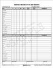 Briggs Healthcare 3049 Monthly Record of V/S and Weights - 100 Sheets Per Pad