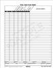 Briggs Healthcare 3094P Vital Sign Flow Sheet Form (Month)