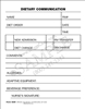 Briggs Healthcare 3249 Dietary Communication Form - 100 Sheets Per Pad