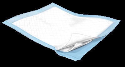 Cardinal Health Underpad for Incontinence, Light Absorbency, Disposable 17" x 24"