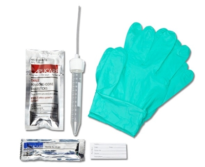 Medline DYND10805 Speci-Cath Lubricate Female PVP Glove Collection Kits,  6.5 in  (8FR) 