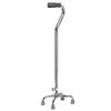 Drive Medical, FG103844 Small Base Quad Cane, 300 lb Weight Capacity, Silver Vein Finish, 4 Per Case