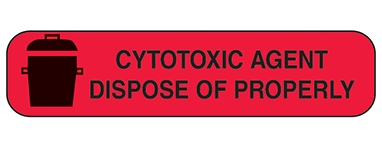 Health Care Logistics 2139 Cytotoxic Agent Dispose Of Properly Label