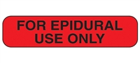 Health Care Logistics 2155 For Epidural Use Only Label