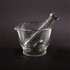 Health Care Logistics 3071 Logistics Flint Glass Mortar and Pestle Set, 2 oz.