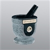 Health Care C339 Chiseled Mortar and Pestle