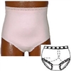 Invacare 8081001XLR Split-Lace Crotch with Built-In Barrier/Support, Soft Pink, Right-Side Stoma, X-Large 10, Hips 45" - 47"