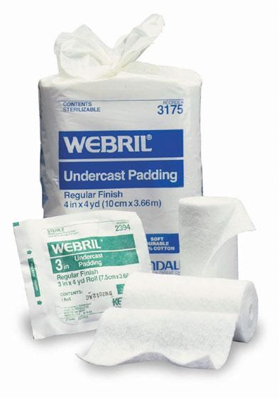 2059 Webril 100% Cotton Undercast Padding, Non Sterile