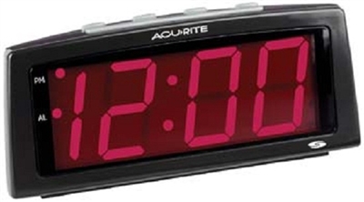 LS&S 101012 Red Digits LED Alarm Clock