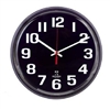 LSS 101039 12 Inch Black Face Clock