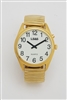 LS&S 101041 Extra Large One Button Talking Watch - Gold Tone