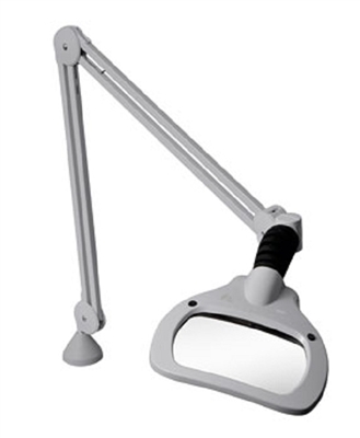 LS&S 18945 Luxo 5D Wave+LED Magnifier 45" Arm with Clamp