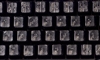 LSS-601098 Transparent Braille Keyboard Stickers