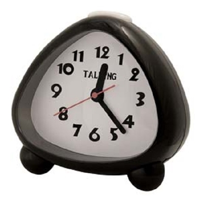 LS&S 6682B Talking Alarm Clock With Analog Face