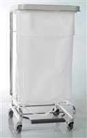 Medline MDT021363 200 Denier White Nylon Hamper Bags Flip Top With Elastic (25") - (Min. Quantity 2)