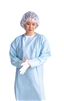 Medline-NONTH150Y Thumbs Up Polyethylene Isolation Gown, Folded, Regular,Large, Yellow - 75 Per Case