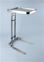 Medline Stainless Steel Mayo Foot Operated (8869SS) Stands     (Tray Size-16"X21") - 1 each